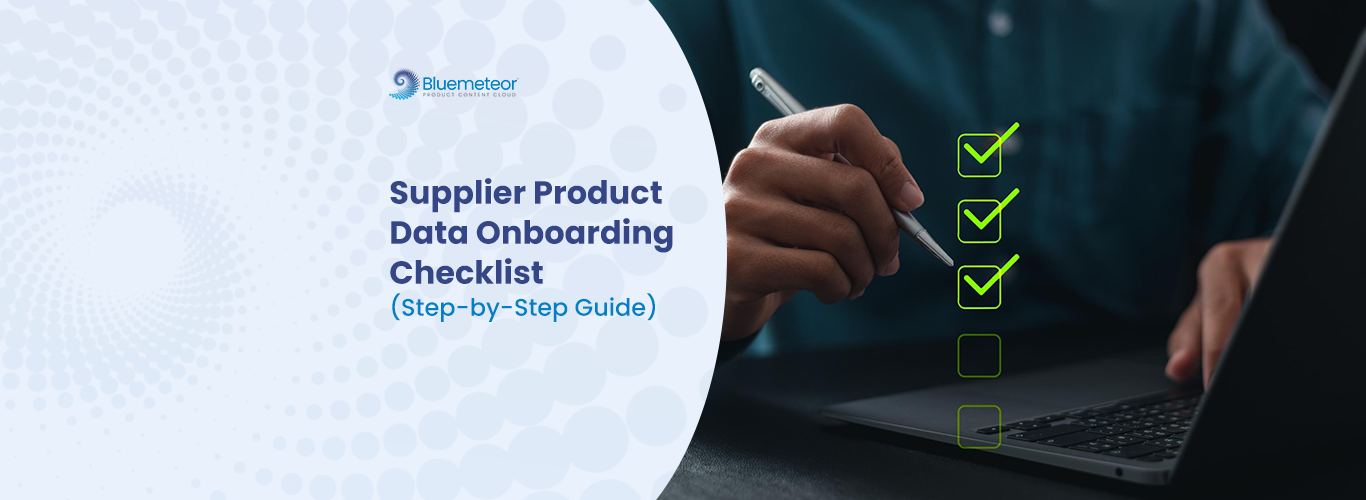 Supplier Product Data Onboarding Checklist